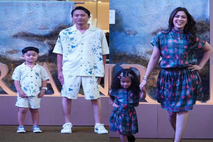 Melalui wastra Nusantara modern, anak bisa tampil senada bareng orang tua. Foto: Ist