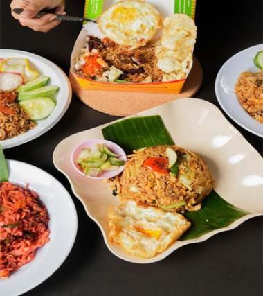 Aneka nasi goreng di KTD