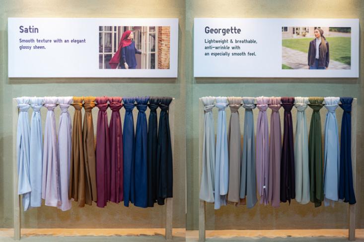 Hijab Georgette dan Satin