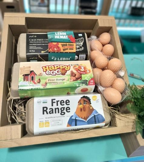 Telur Cage Free dan Free Range
